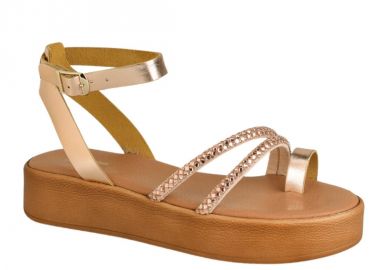 Πέδιλα γυναικεία | Υφαντίδης | 123254 | Μπρονζέ - Υφαντίδης - 